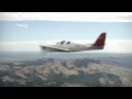 Lancair evolution flight of two air to air video