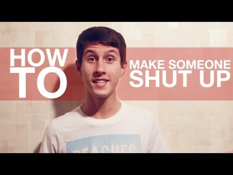 COMMENT: Make Someone Shut Up