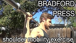 How to perform the BRADFORD PRESS - Shoulder Exercise Tutorial