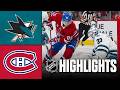 Sharks vs. Canadiens | NHL Highlights | March 14, 2026