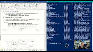 PowerShell Pipeline object passing ByValue (Intro to PowerShell series video 9-7)