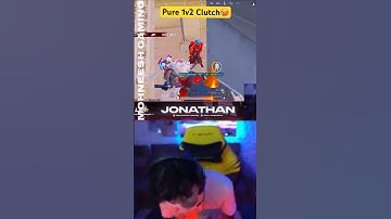 JONATHAN GAMING PURE 1v2 CLUTCH ON LIVE STREAM😍SHOTGUN OR WOTT😱#jonathan #bgmi #jonathangaming