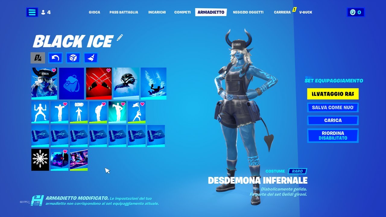 DESDEMONA BLACK ICE FORTNITE YouTube