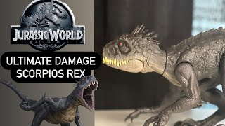 New Jurassic World "Ultimate Damage" Scorpios Rex And Indoraptor - View #5