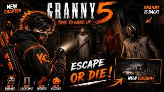 GRANNY 5 IS TERRIFYING 😱🔥 (I COULDN’T ESCAPE) || #granny5 #horrorgame #gaming