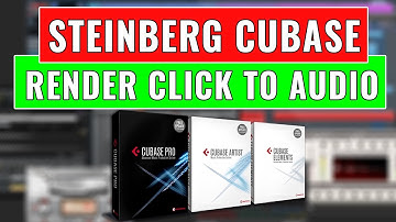 Steinberg #Cubase: Render Click to Audio in Steinberg Cubase - OBEDIA Cubase Training