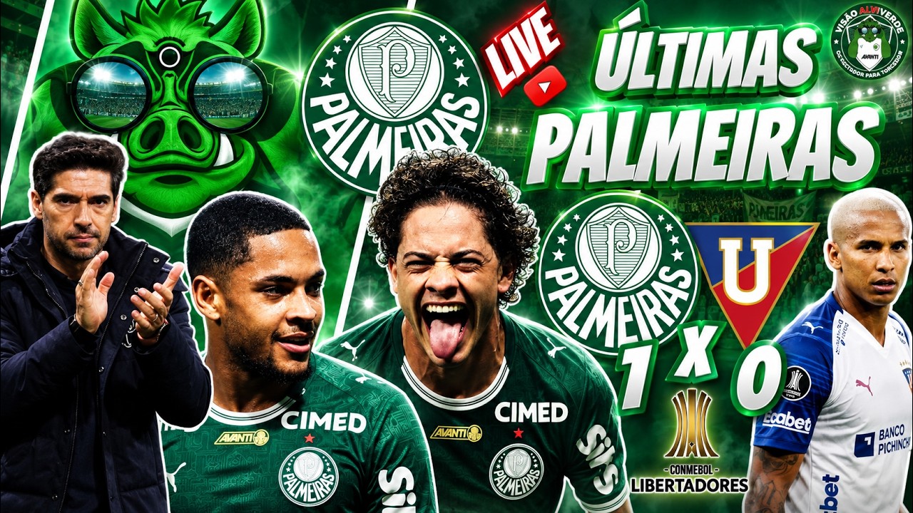 🚨#AOVIVO - PEGA A VISÃO: PÓS-J OGO PAL 1X0 LDU | CDB | ESQUENTA CHOQUE-REI | NOTÍCIAS DO VERDÃO