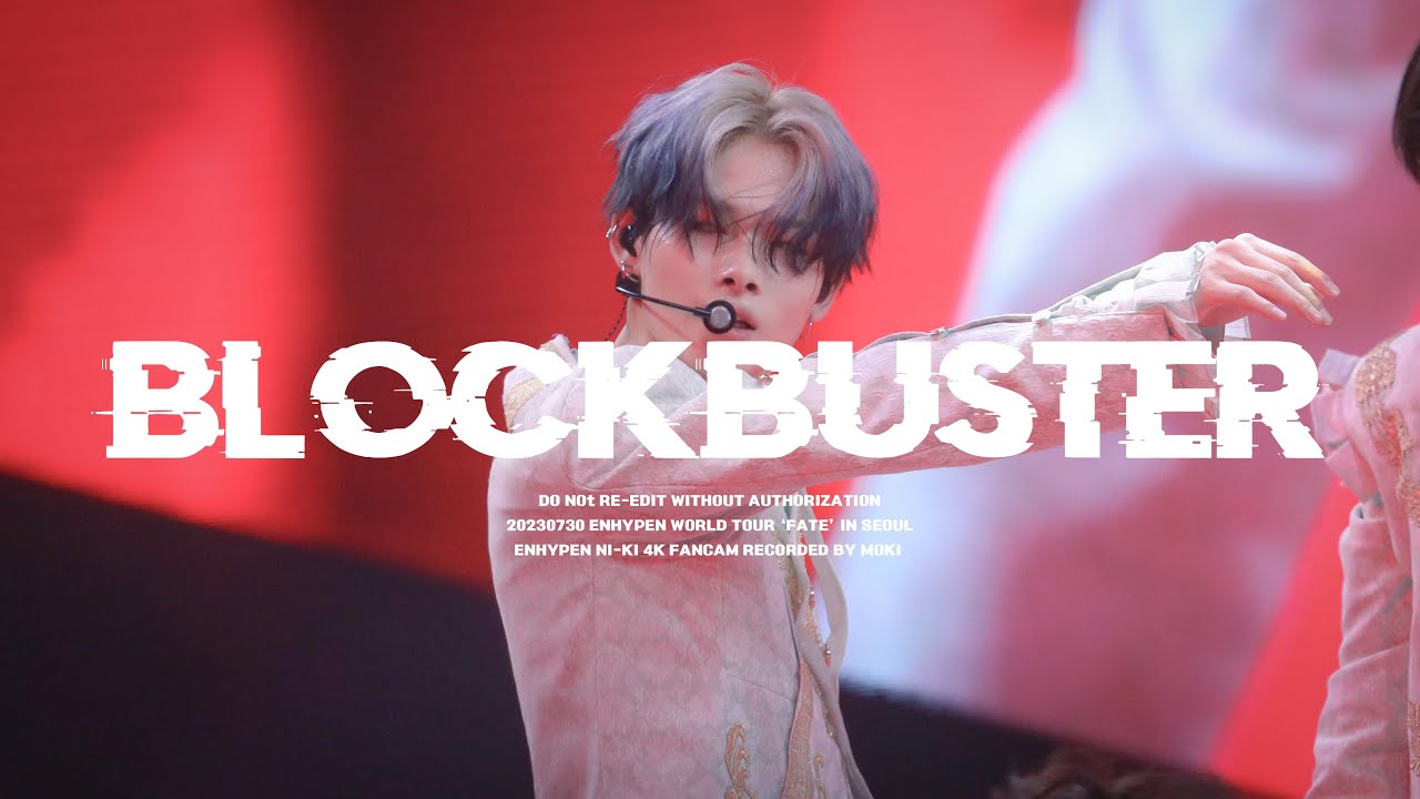 230730 ENHYPEN WORLD TOUR 'FATE' IN SEOUL Blockbutser 니키 NI-KI 엔하이픈 ENHYPEN FANCAM