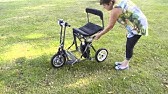 Folding mobility scooter R30 DI BLASI - YouTube