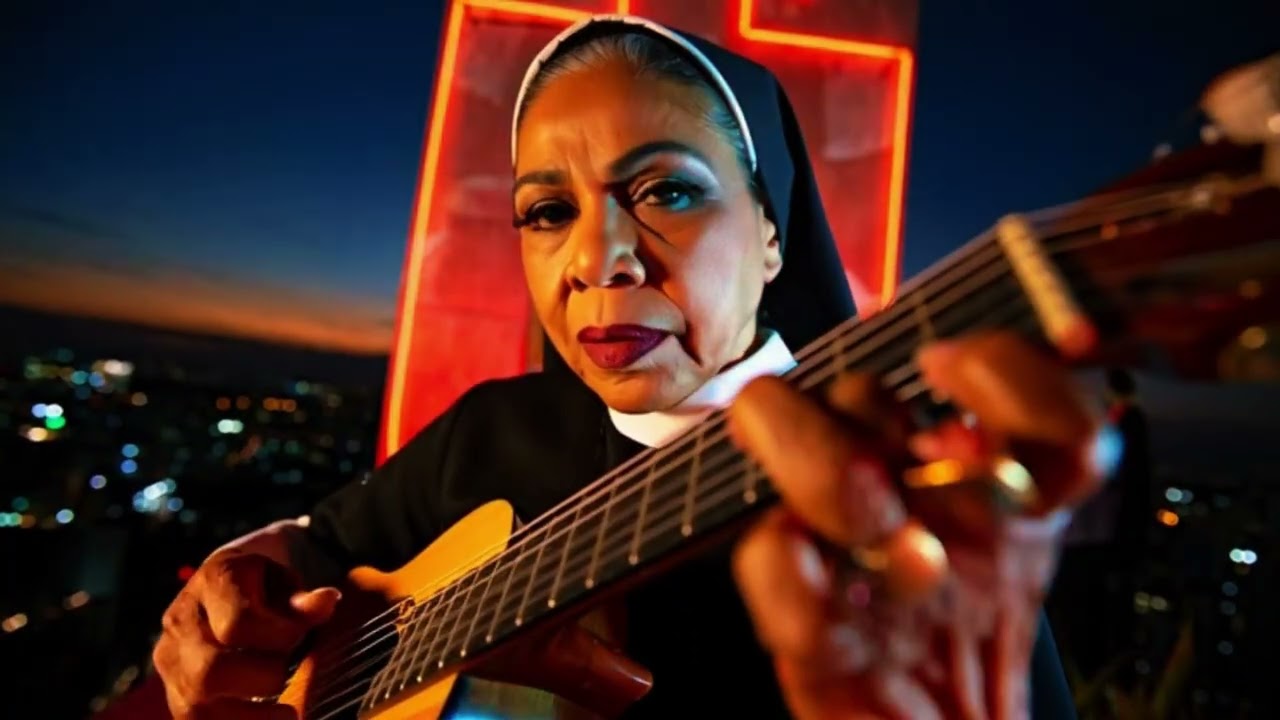 Irmãs devotas tocando guitarra – canções de adoração que emocionam