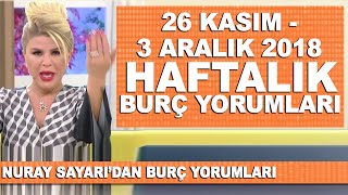 Download TÜm BurÇlar - Nuray Sayarı'dan Haftalık Burç Yorumları / 26 Kasım - 3 Aralık Video MP3 TÜm BurÇlar - Nuray Sayarı'dan Haftalık Burç Yorumları / 26 Kasım - 3 Aralık