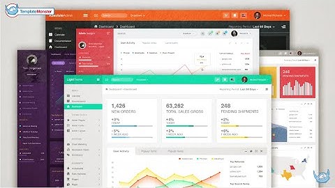 MonsterAdmin Dashboard Admin Template, #58393