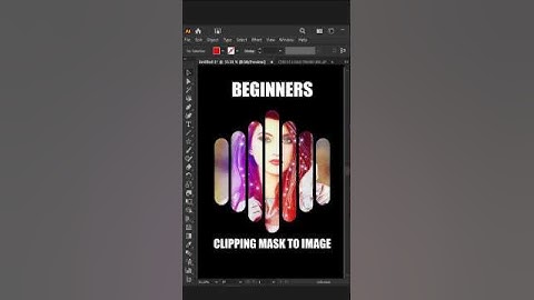 Adobe Illustrator 2025 Tips   Make Clipping Mask have multiple shapes #adobeillustrator #clippingmas