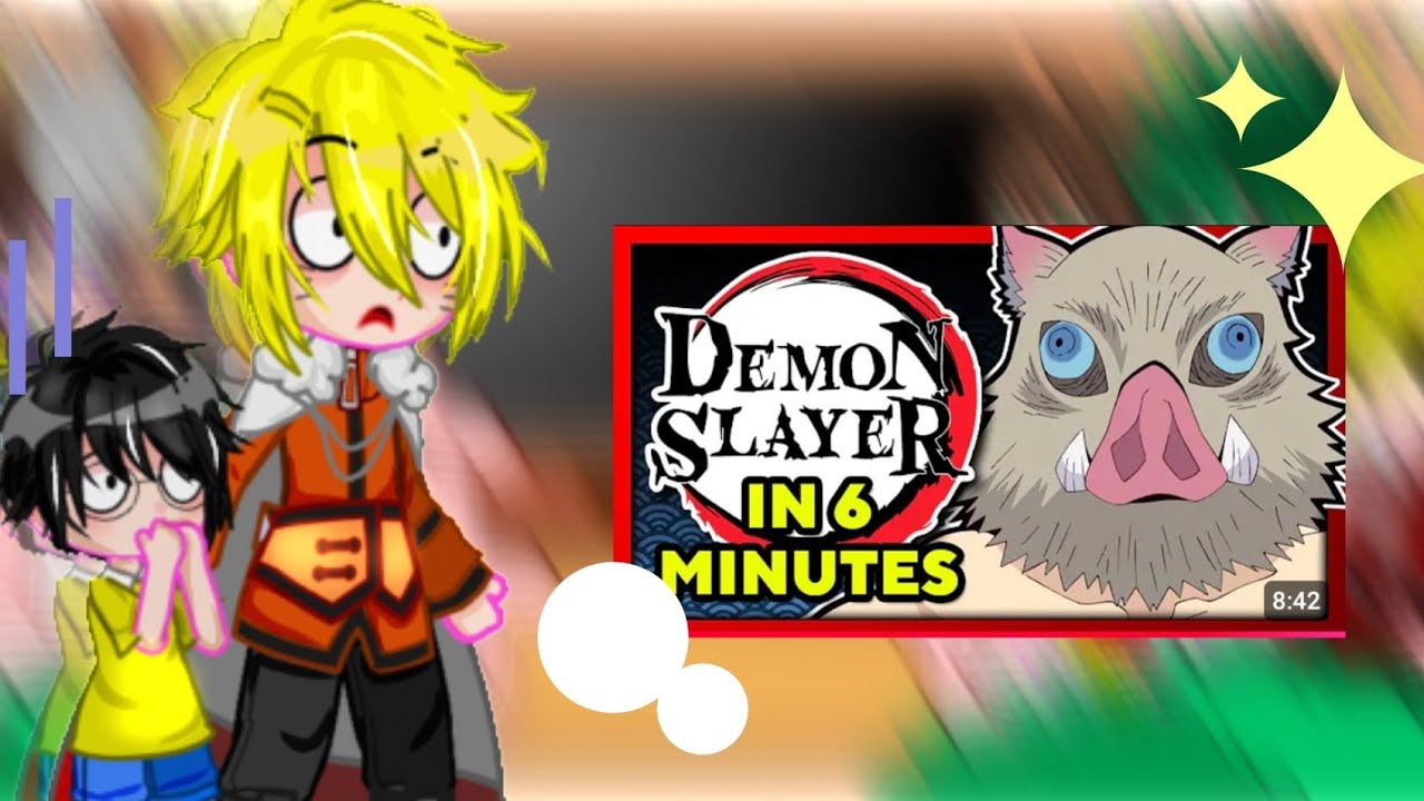 Fandoms react to Demon slayer in 6 minutes 🤣//