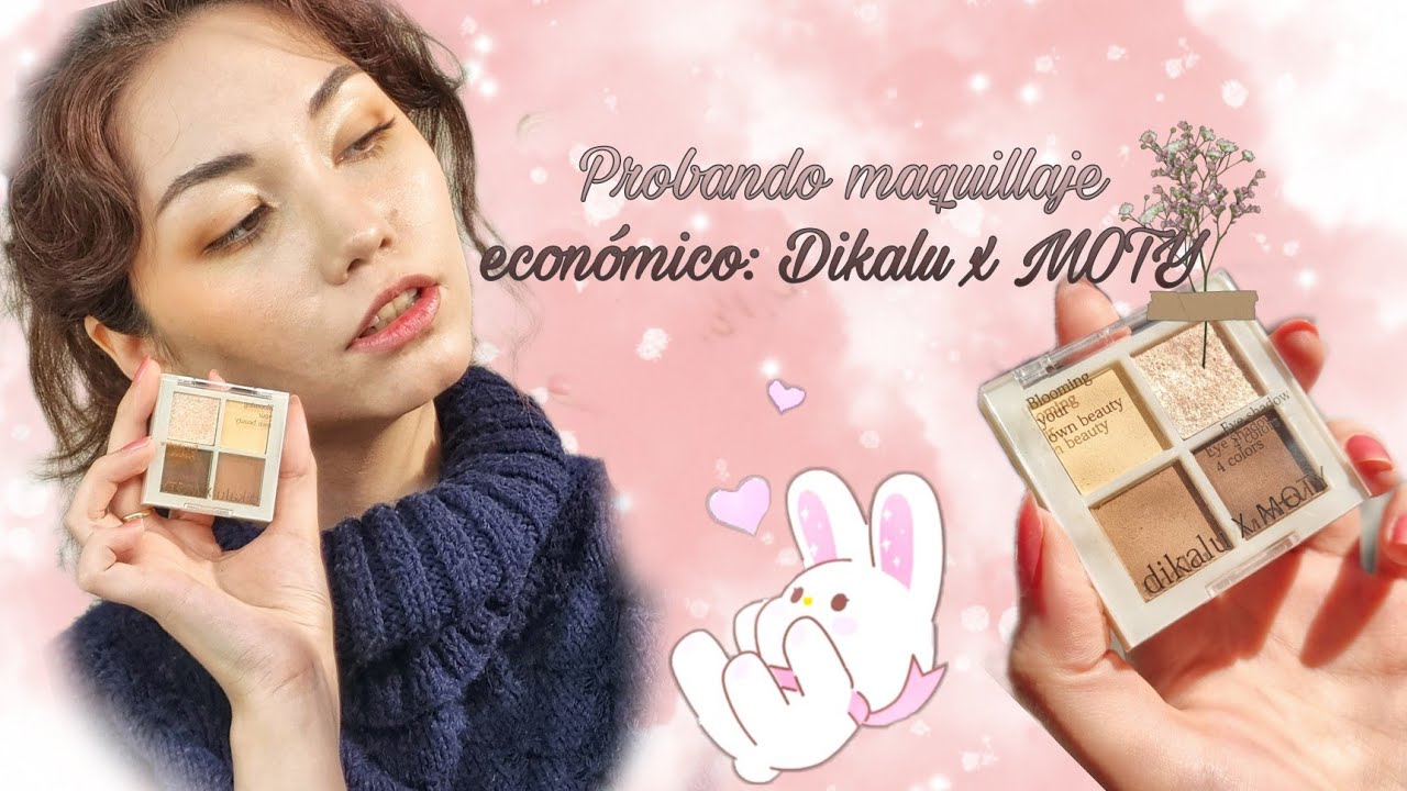 probando-maquillaje-economico-dikalu-x-moty-youtube