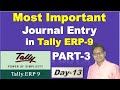 #13How to Pass Journal Entry in Tally ERP9|Most Important Voucher Entry in Tally ERP9|TheAccountant