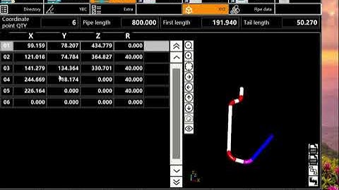 How to reverse the bend order, how to program the YBC to bend from the other end