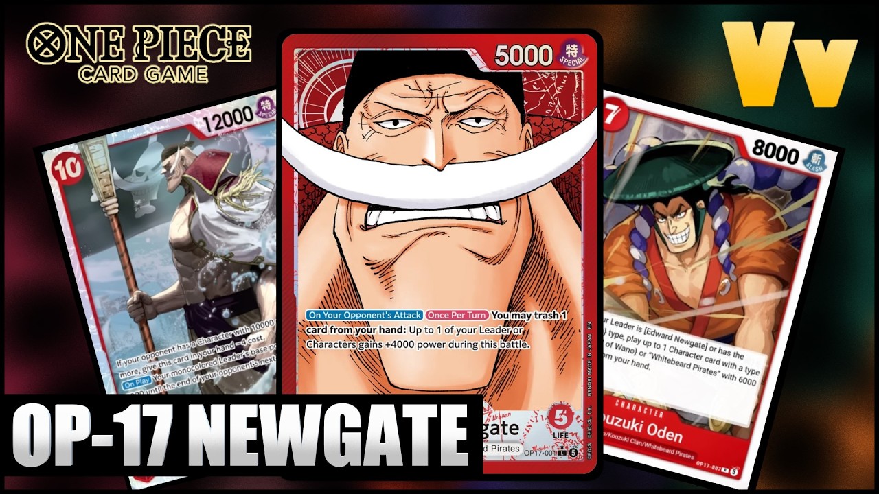 One Piece TCG: First Impressions and Gameplay, OP17 Red Newgate (A Tanky Bruiser Deck that Goes Big)