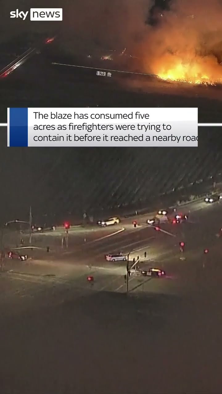 New fire gets close to LA