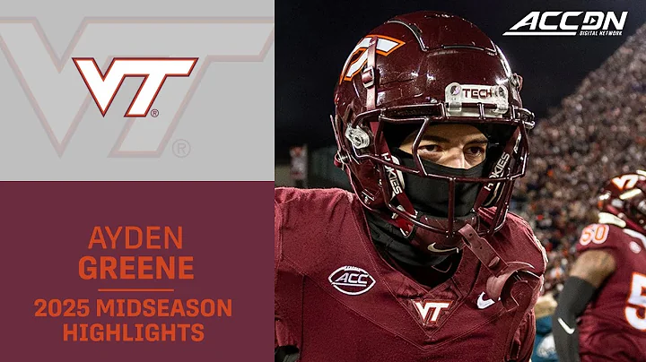 Virginia Tech WR Ayden Greene Midseason Highlights | 2025 ACC Football