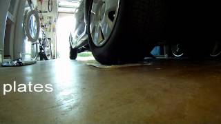 Homemade wheel Alignment plates