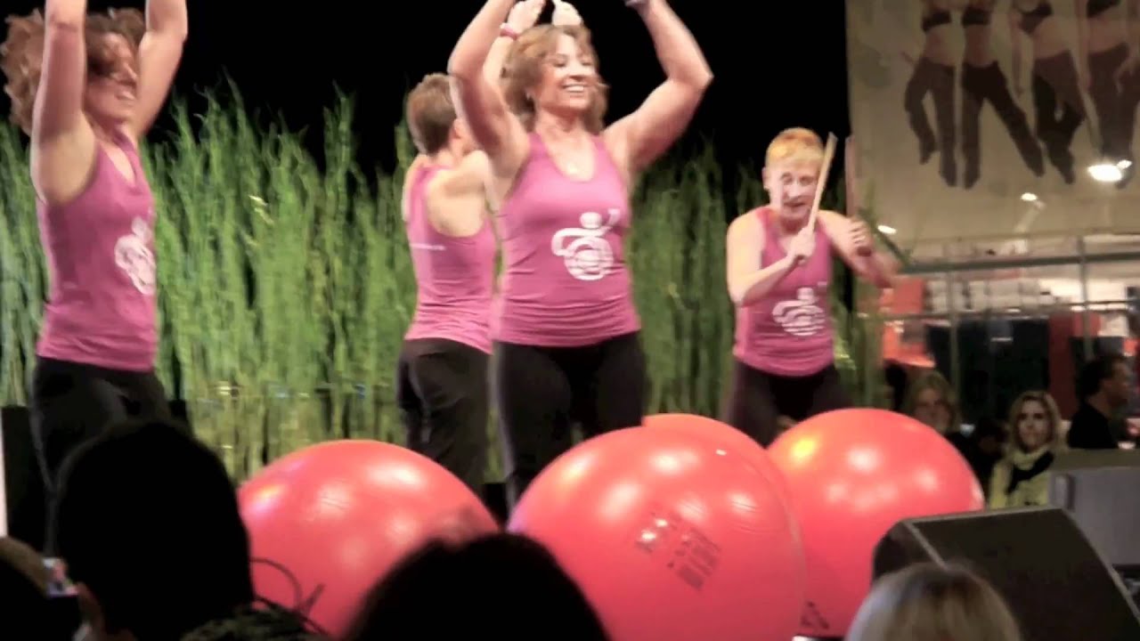 Drums Alive auf der Fibo 2011 in Essen DrumsAlive Groupfitness