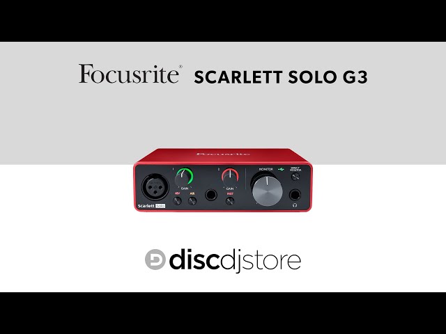 14 Tips To Get Started With The Focusrite Scarlett Solo 3rd gen 
