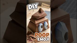 Make this in just 30 MINUTES! 😱 #papercraft #poopemoji #DIY #easycrafts