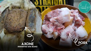 Pork With Axone & Fermented Bamboo Shoot | Pork Recipe in Naga Style | Naga Cuisine | Pork Curry