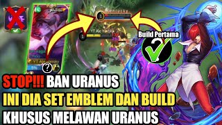 NEW!!!Rahasia Emblem Dan Build Chou Paling Sakit Untuk Melawan Uranus|EMBLEM DAN BUILD CHOU TERSAKIT