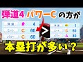 【検証】意外と「弾道1・パワーA」より「弾道4・パワーC」の方が本塁打は多い?【パワプロ2022】【ゆっくり】