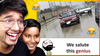 TRY NOT TO LAUGH CHALLENGE with my YOUNGER BROTHER (1000Rs Edition)