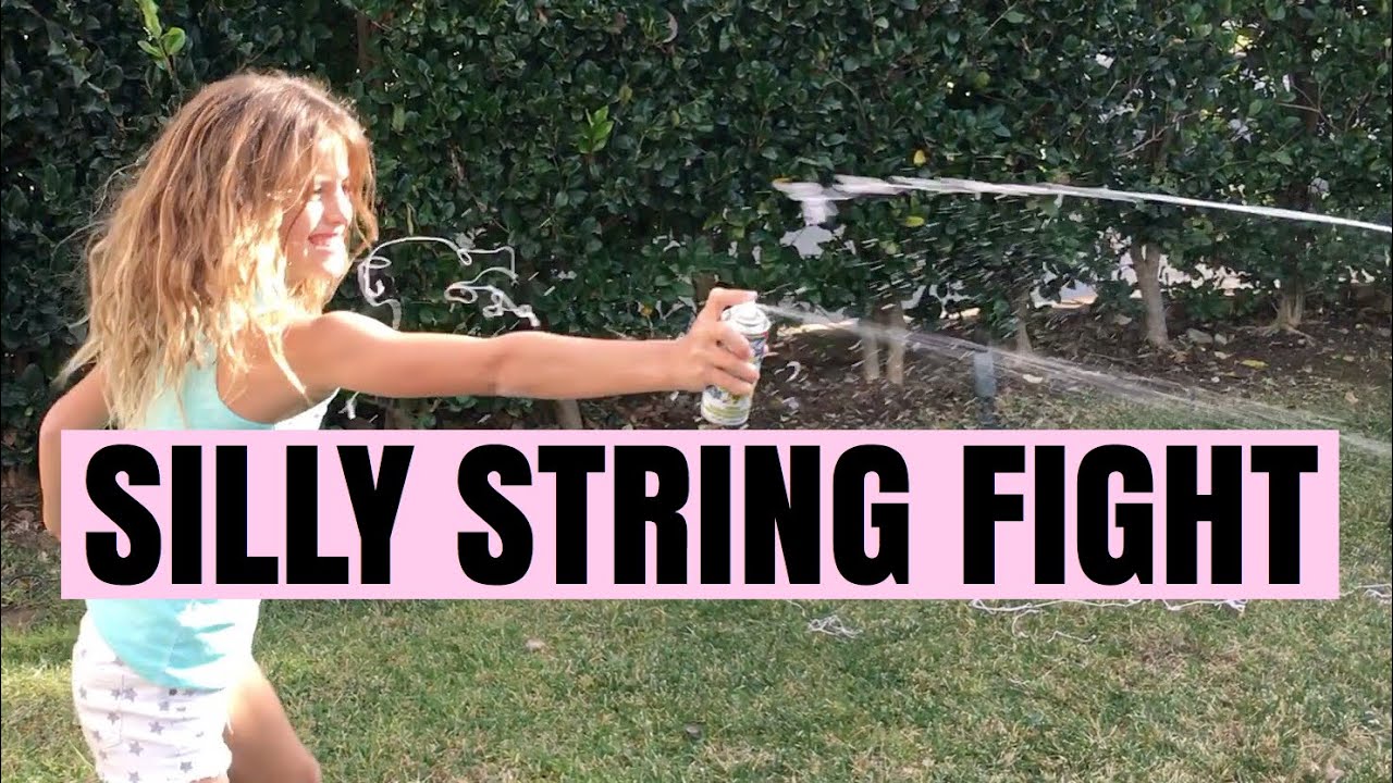 Chloe's Silly String Fight.