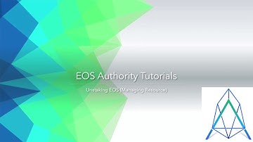 #3 - Unstaking Tutorial