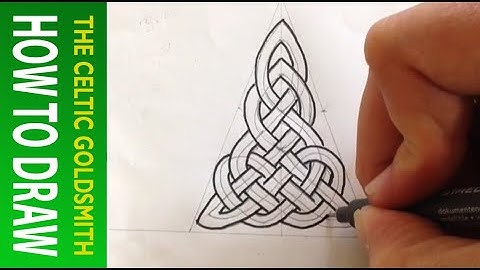 How to Draw Celtic Patterns 54 - Aberlemno Triskele 5 of 6