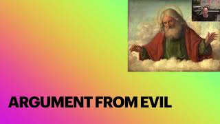Argument from Evil (Arguments for Christianity)