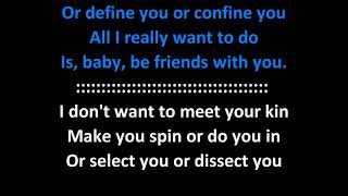 Bob Dylan - All I Really Want To Do KARAOKE