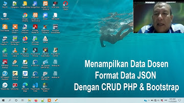 WEB SERVICE 5 : Menampilkan Data Dosen Format JSON Dengan CRUD PHP Dan Bootstrap