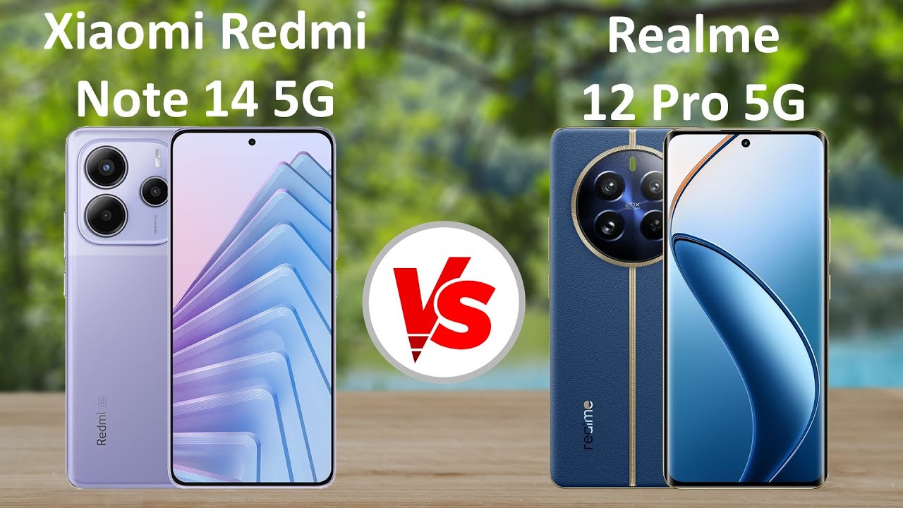 realme 12  vs xiaomi redmi note 14 pro