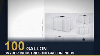 Details 100 Gallon Industrial HDLPE Rectangular - Snyder Industries 1200000N43 Specs, Dimensions & Weight News