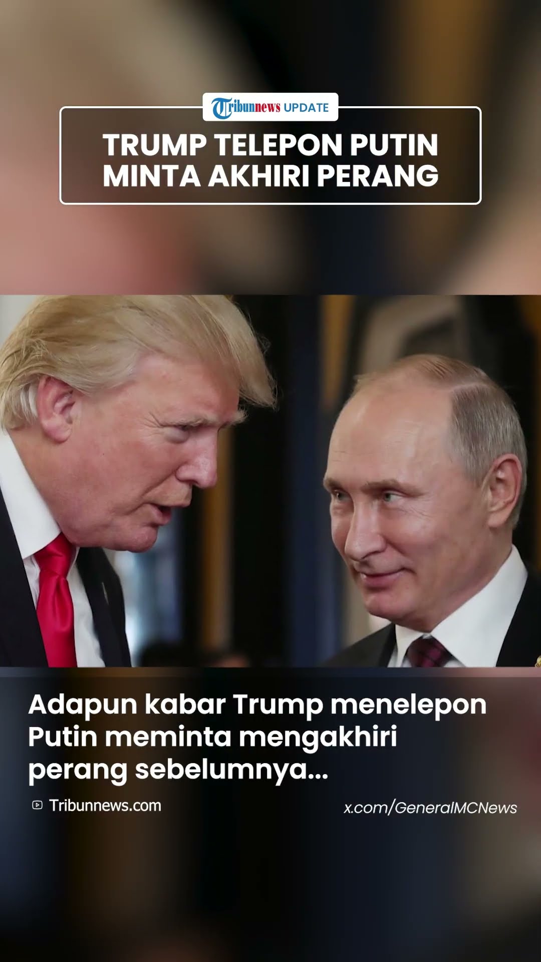 Reaksi Rusia seusai Ada Isu Trump Telepon Putin Minta Akhiri Perang Ukraina, Soroti Banyaknya Korban