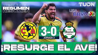 HIGHLIGHTS - América vs Santos | Liga MX - Matchday 3 Apertura 2026 | TUDN