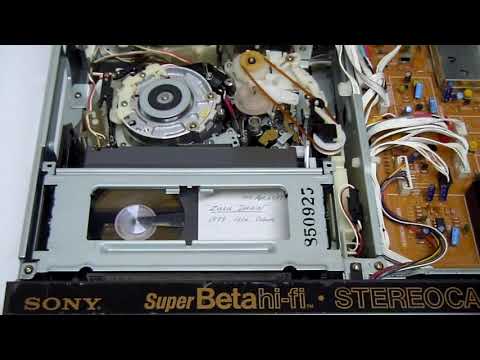 SL HF600 Super Betamax Tape Path Playback Test Jan 2018 - YouTube