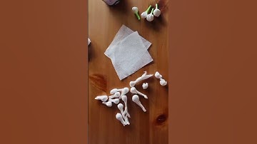 Thumbnail of Tissue paper jasmine flower DIY | DIY Jasmin flowers | #onam2023