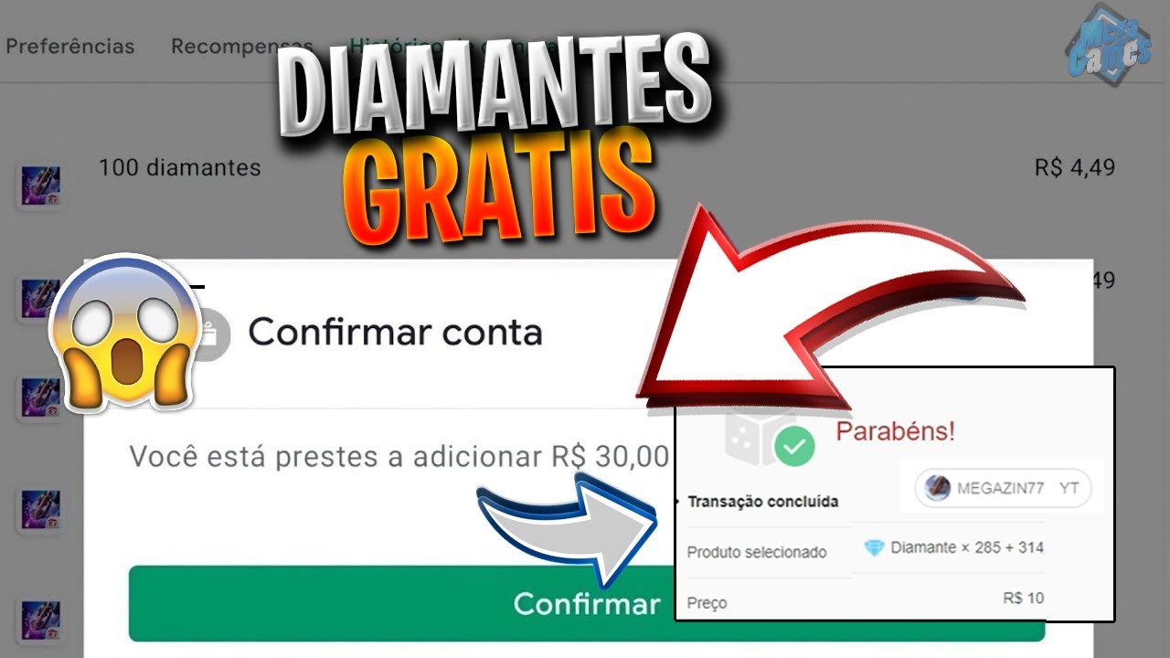 Como resgatar Código de 300 Diamantes Free Fire Grátis do Next - Free Fire  Club