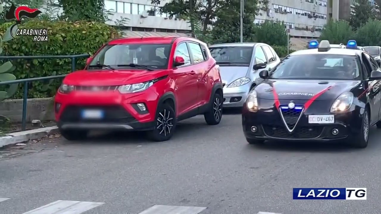 04.01.2025 ROMA: PISTOLE E 49 CHILI DI DROGA, I SEQUESTRI