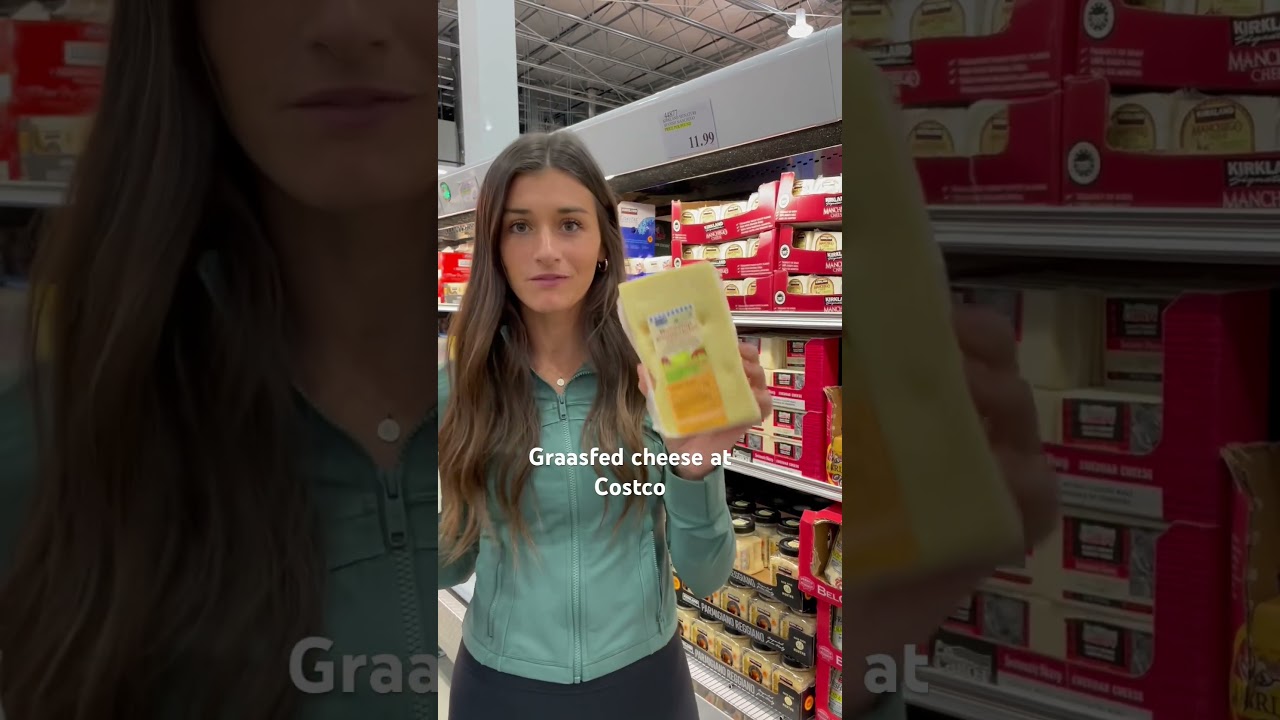 Grassfed cheese you can find at Costco! 