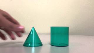 Prisms and Pyramids - 3 Act Math Task - Cylinder vs. Cone [ACT 1]
