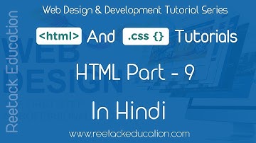 Tags for css  HTML in hindi Web Designing for beginners Part - 9