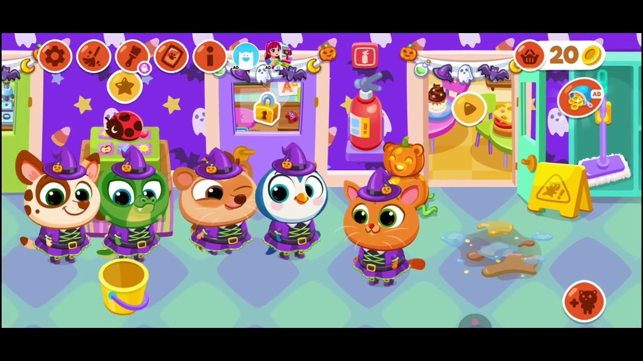 O bubbu comemorou o halloween 